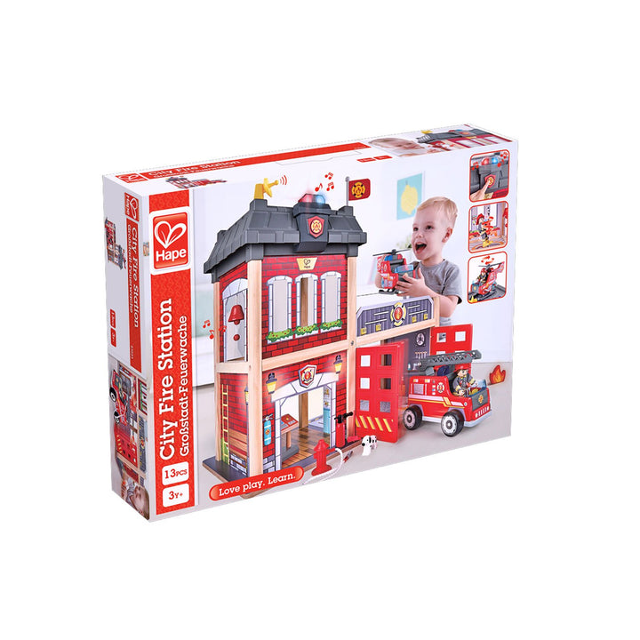 Hape fire station canada on sale