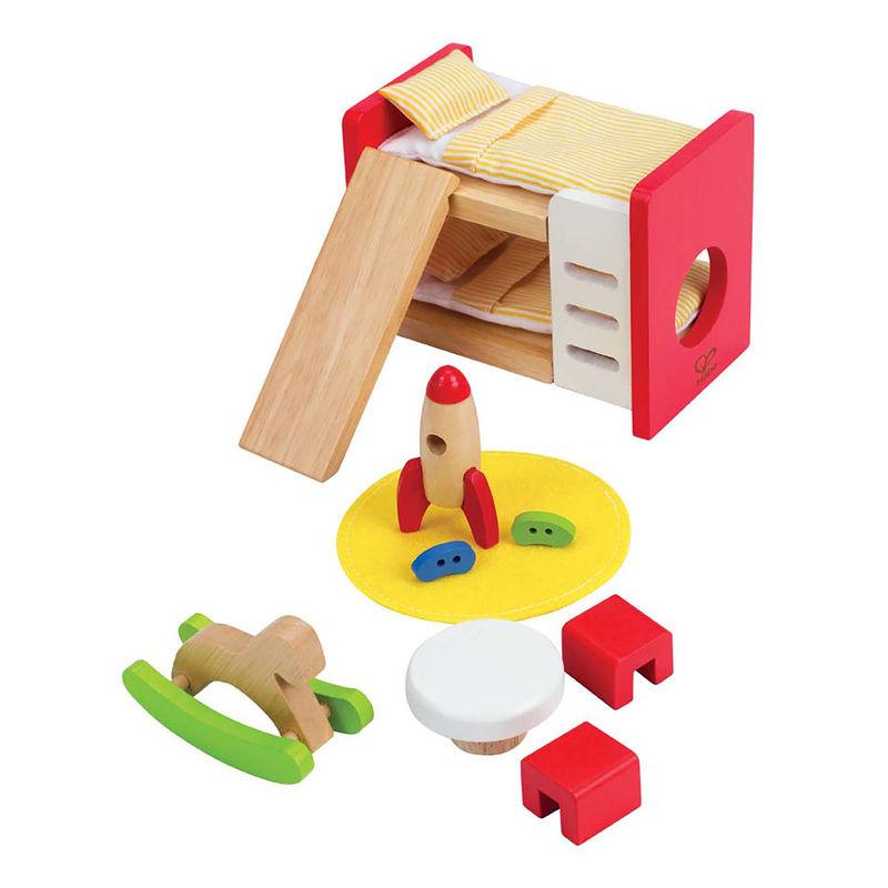 Hape - Dollhouse Children's Room Play Set