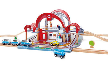 Hape - Grand City Station Toddler Toys