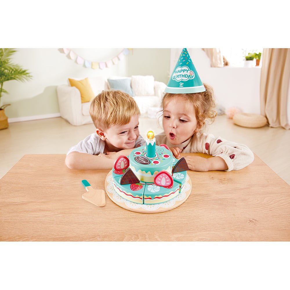 Hape - Interactive Happy Birthday Cake – Little Canadian