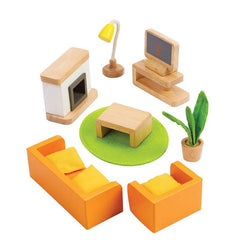 Hape - Media Room Doll House Furniture