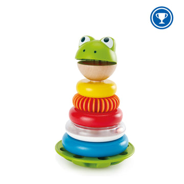 Hape - Mr.Frog Stacking Rings Infant Toys