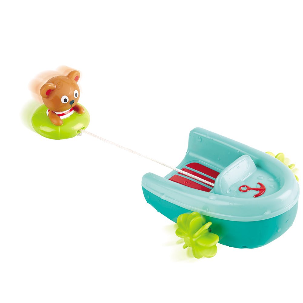 Hape - Pull-Back Boat - Tubing Bear