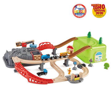 Hape - Railway Bucket-Builder Set Toddler Toys