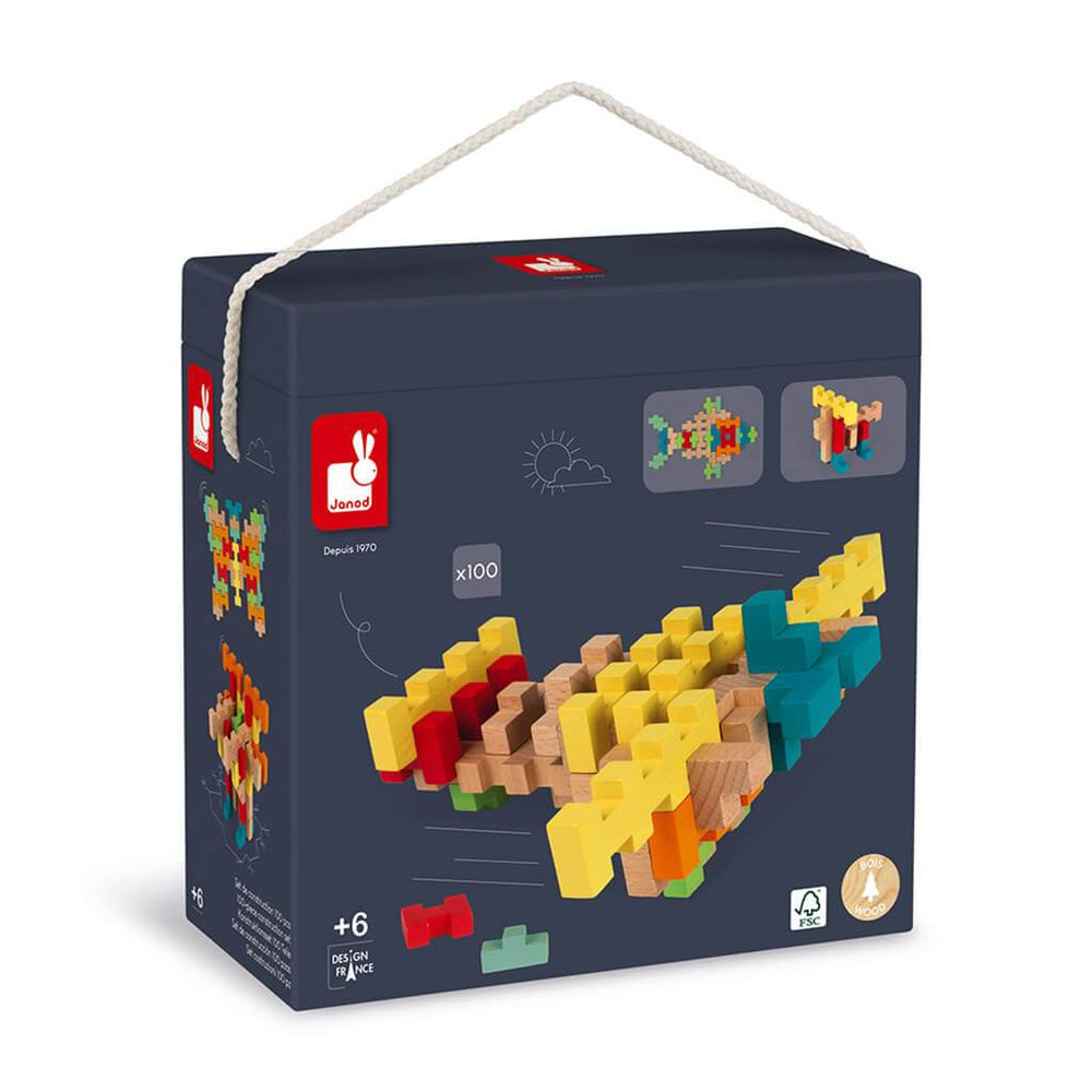 Janod - 100 pc Construction Set