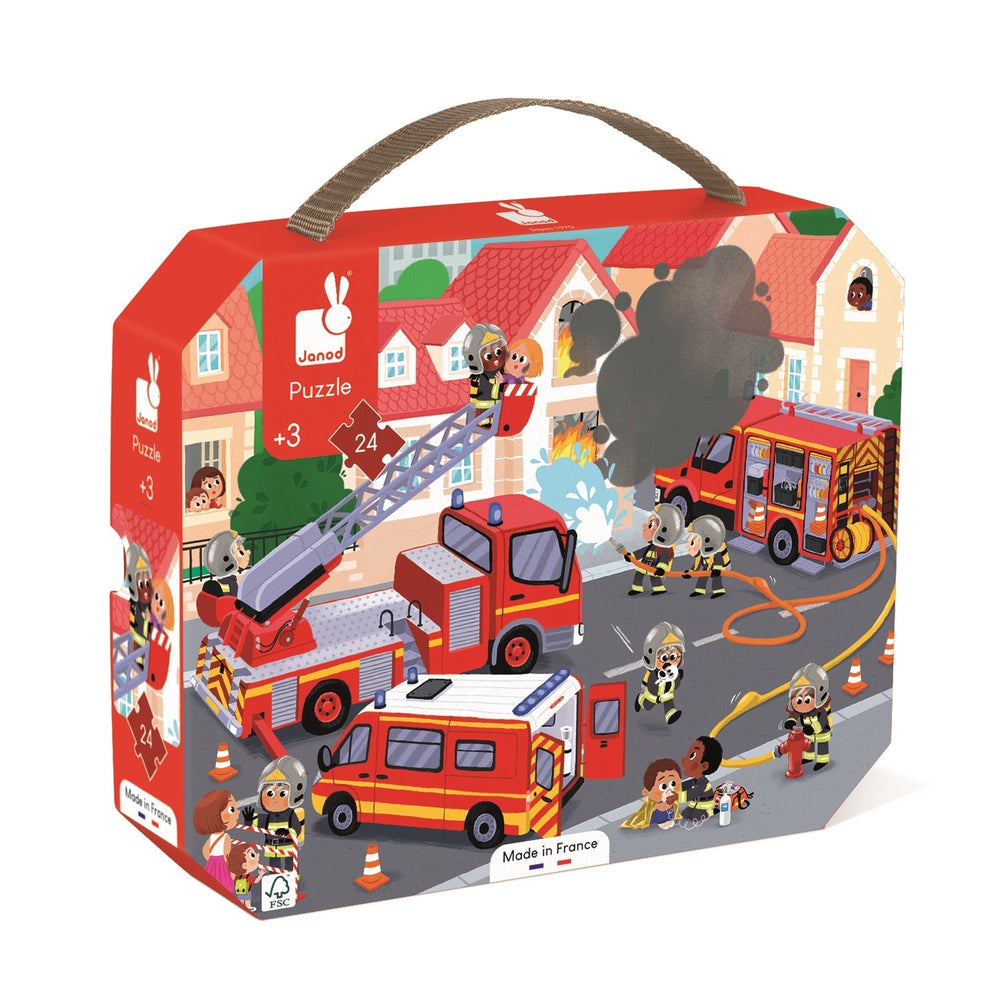 Janod - 24 pc Puzzle - Firemen