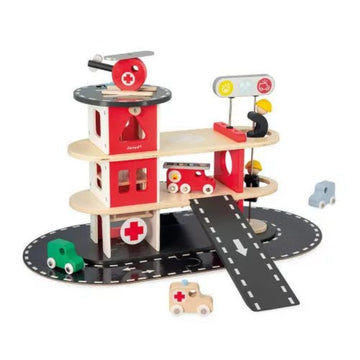 Janod - Bolid Fire Station All Toys