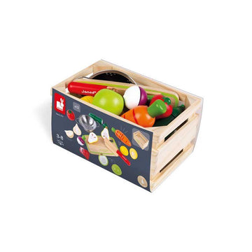Janod - Fruits & Vegetables Maxi Set Pretend Play