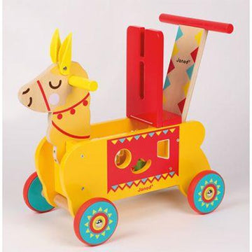 Janod - Llama Ride-On Toddler Toys