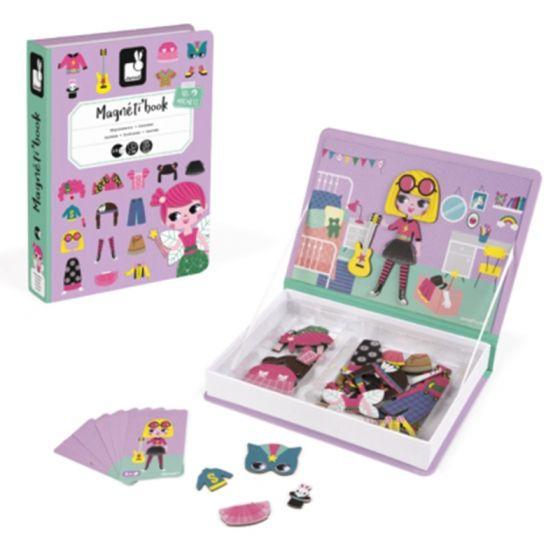Janod - Magnetibook - Girl Costumes