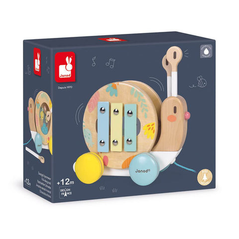 Janod - Pure Pull-Along Snail