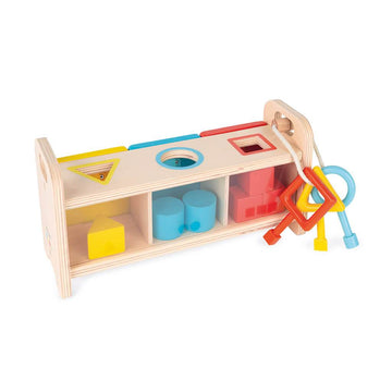 Janod - Shape Sorter with Keys All Toys