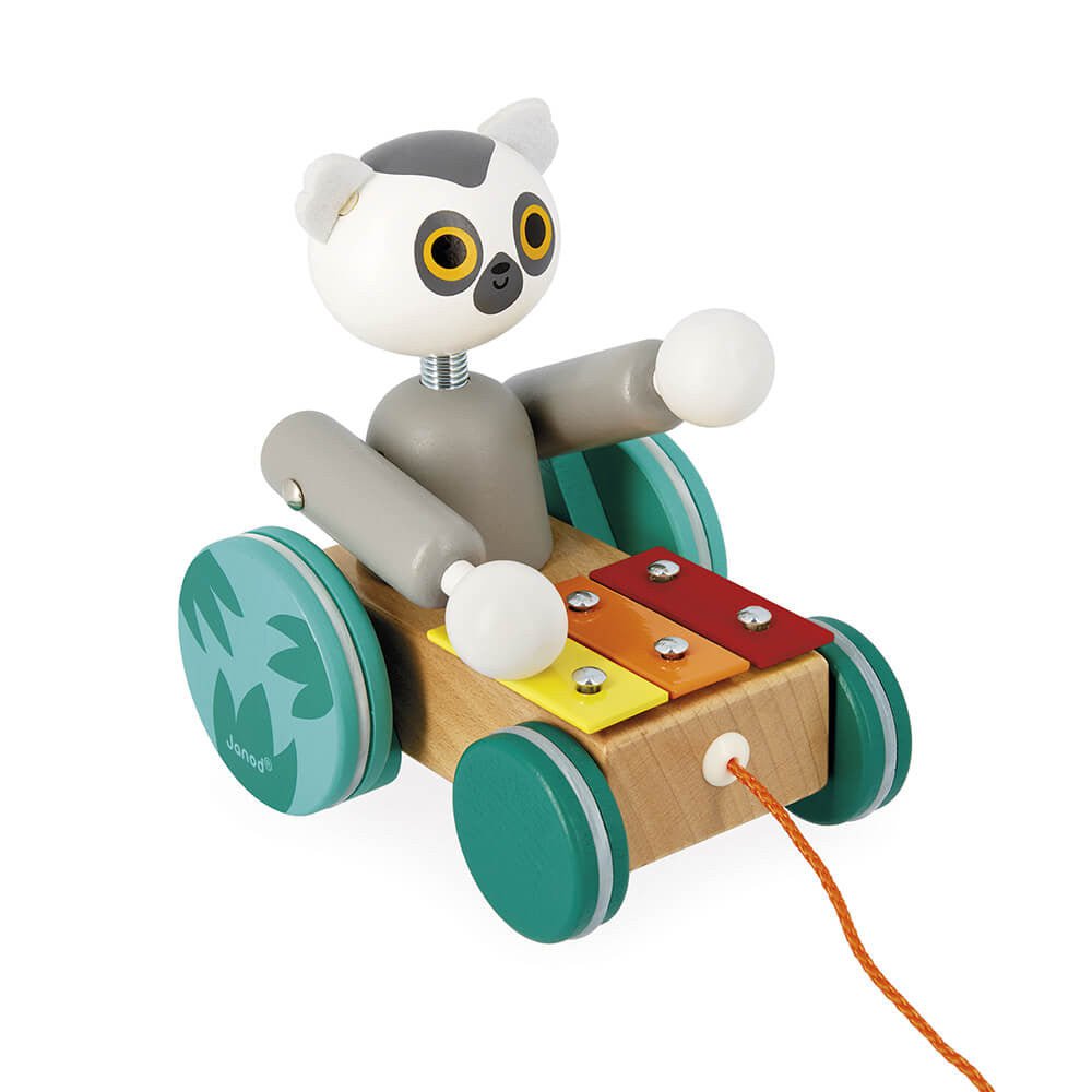 Janod - Tropik Pull-Along Lemur Xylophone