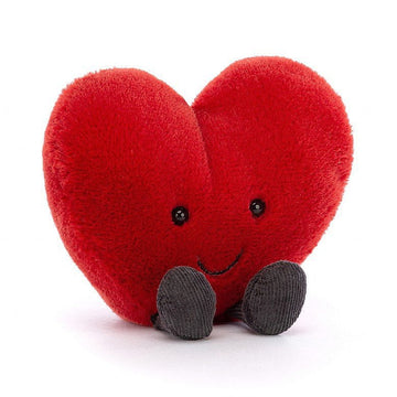 Jellycat - Amuseable Red Heart Plush & Rattles