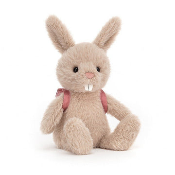 Jellycat - Backpack Bunny Plush & Rattles