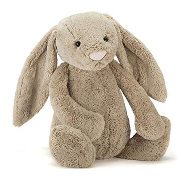 Jellycat - Bashful Beige Bunny Medium 12" Plush & Rattles