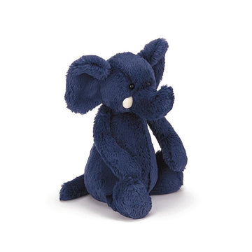 Jellycat - Bashful Blue Elephant Medium 12" Plush & Rattles