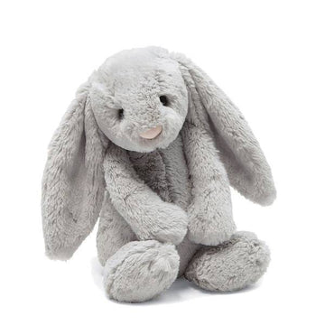 Jellycat - Bashful Grey Bunny Huge Plush & Rattles