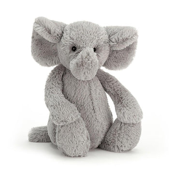 Jellycat - Bashful Grey Elephant Plush & Rattles