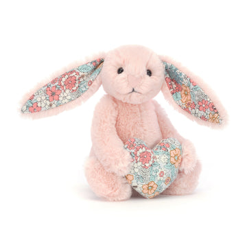 Jellycat - Blossom Heart Blush Bunny Plush & Rattles