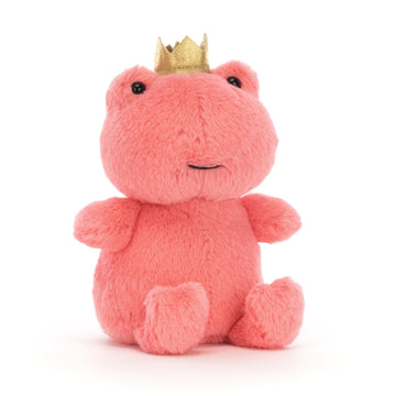 Jellycat- Crowning Croaker Pink Plush & Rattles