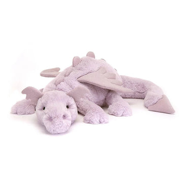 Jellycat - Lavender Dragon Medium - H5" X W20" Stuffies