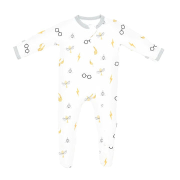 Kyte Baby - Zippered Footie - Harry Potter Collection Icon / 0-3m Unisex Clothing