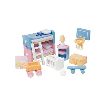 Le Toy Van - Dollhouse Children's Room Set Pretend Play