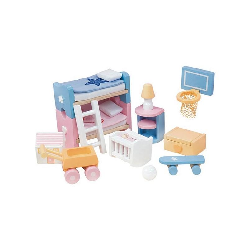 Le Toy Van - Dollhouse Children's Room Set