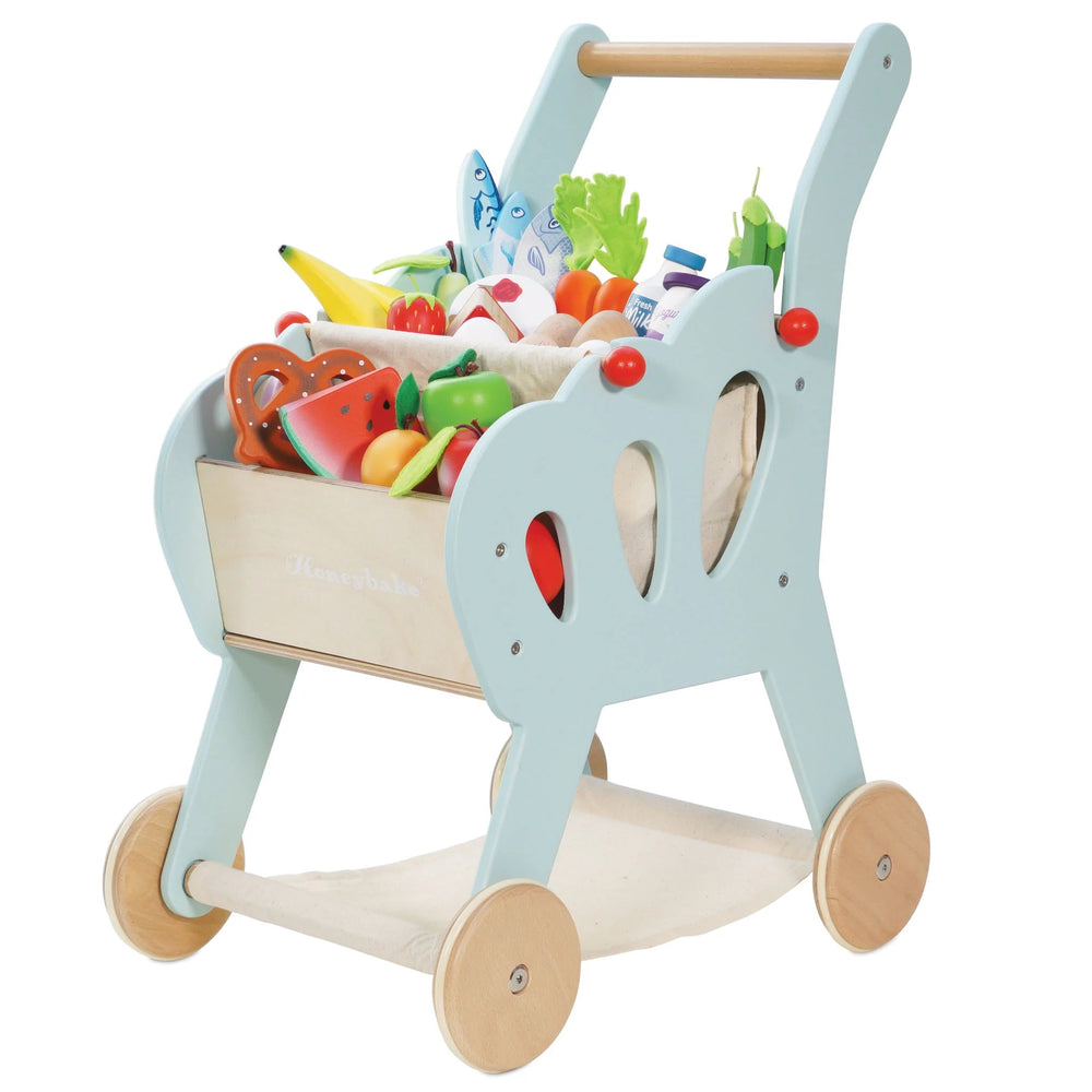 Le Toy Van - Premium Wooden Shopping Trolley
