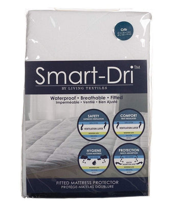Living Textiles - Smart-Dri Waterproof Crib Mattress Protector