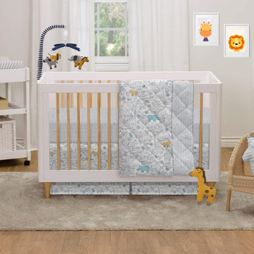 Lolli Living - Safari 4pc Crib Bedding Set Bedding