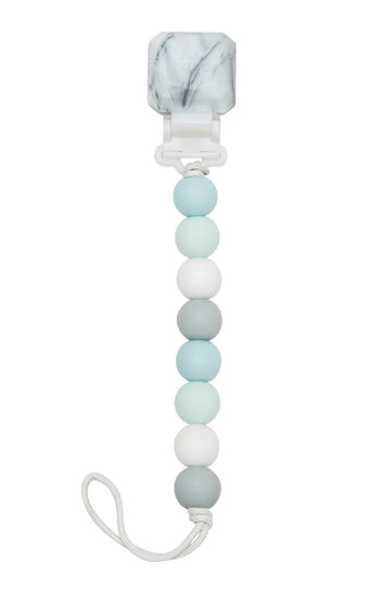 Loulou Lollipop - Lolli Gem Pacifier Clip Blue Mint Pacifiers & Teethers
