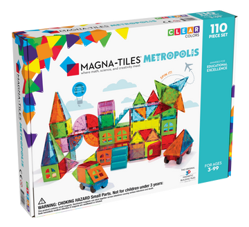 Magna-Tiles - 110 Piece Metropolis Set Puzzles