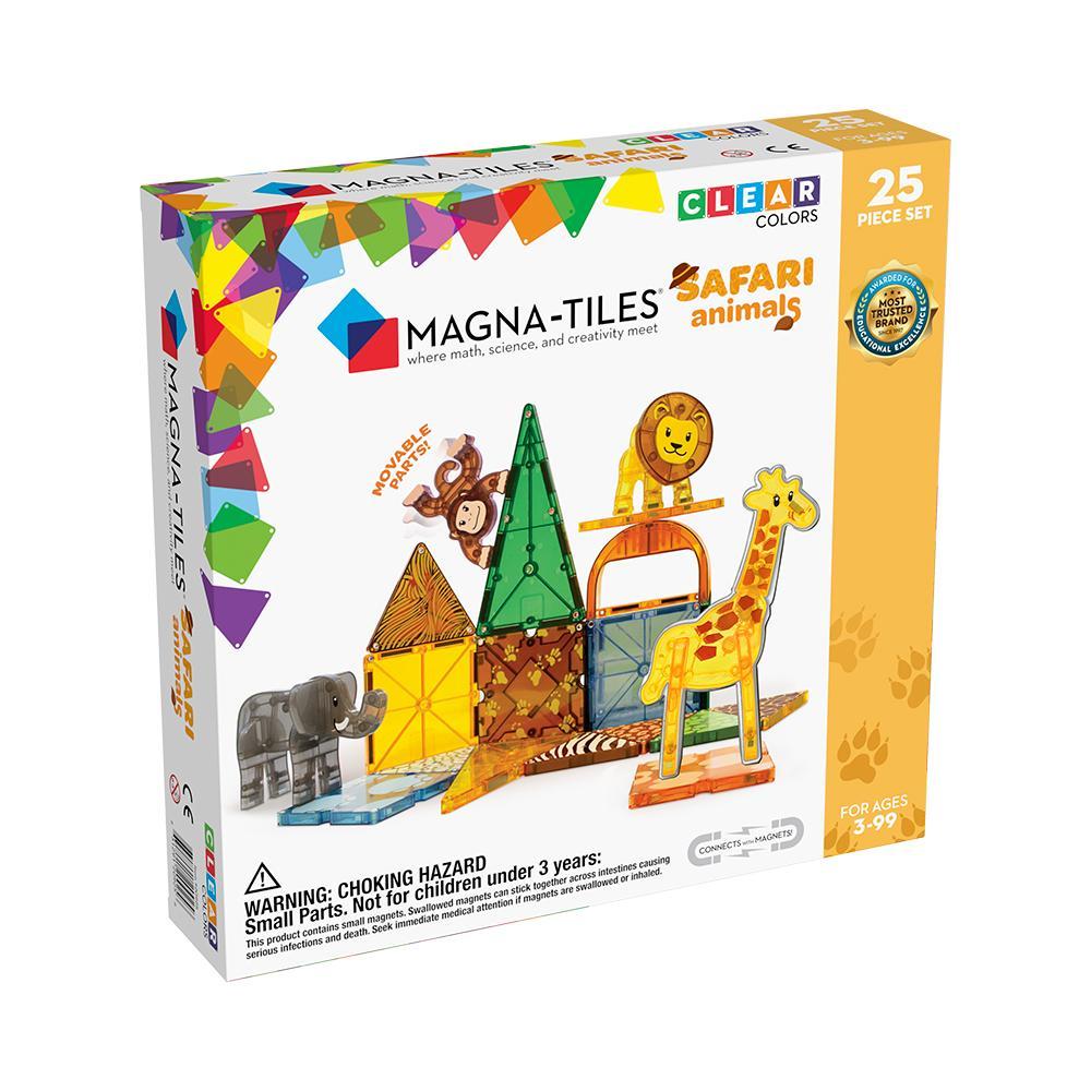 Magna Tiles - 25pc Safari Animals Set