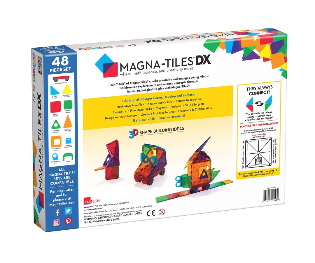 Magna tiles 48 piece deluxe set on sale