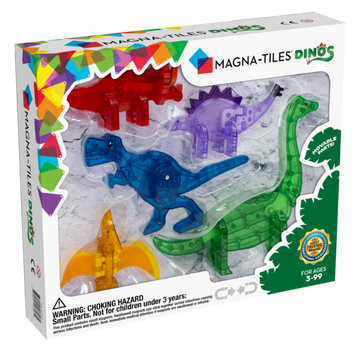 Magna Tiles - Dinos 5 piece Set Pretend Play