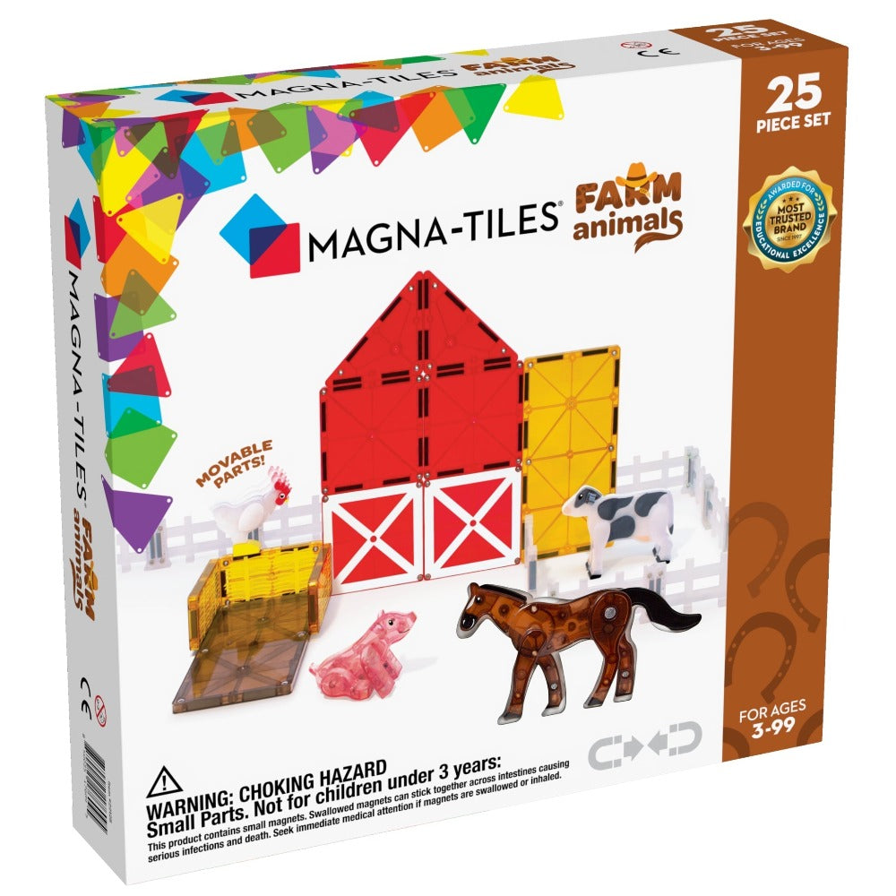 Magna Tiles - Farm Animals 25 Pc Set