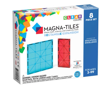 Magna-Tiles - Rectangles 8 Piece Expansion Set Puzzles