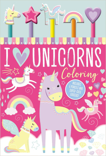 Make Believe Ideas - I Love Unicorns Colouring Book Books