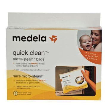 Medela - Quick Clean Micro-Steam Bags( 5Pk) Breastfeeding