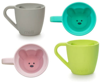 Melii Baby - Silicone Bear Mug Pacifiers & Teething