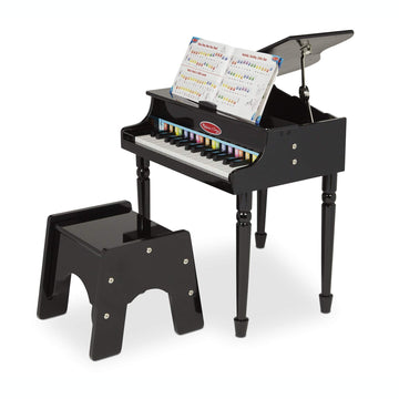 Melissa & Doug - Learn to Play Wooden Grand Piano Pretend Play