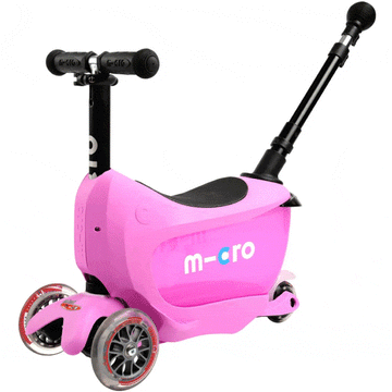MICRO Mini2Go Deluxe Plus Kickboard Pink Summer Essentials