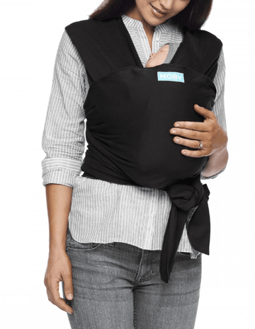Moby Wrap - Classic - Black Baby Carriers