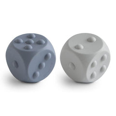Mushie - Silicone Dice Teething Toy - (2 pk)