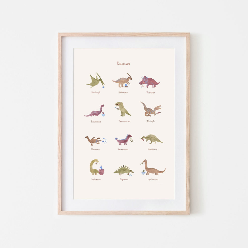 Mushie - Dinosaur Poster