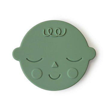 Mushie - Face Teether Pistachio Pacifiers & Teething
