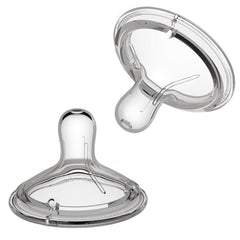 Nanobebe - 360° Double Vented Silicone Nipples 2 Pack