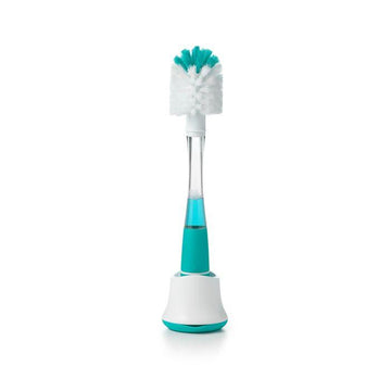 OXO tot - Soap Dispensing Bottle Brush w/ Stand Teal Bottles & Accessories